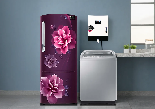 Fridge, Washing Machine and RO Combo